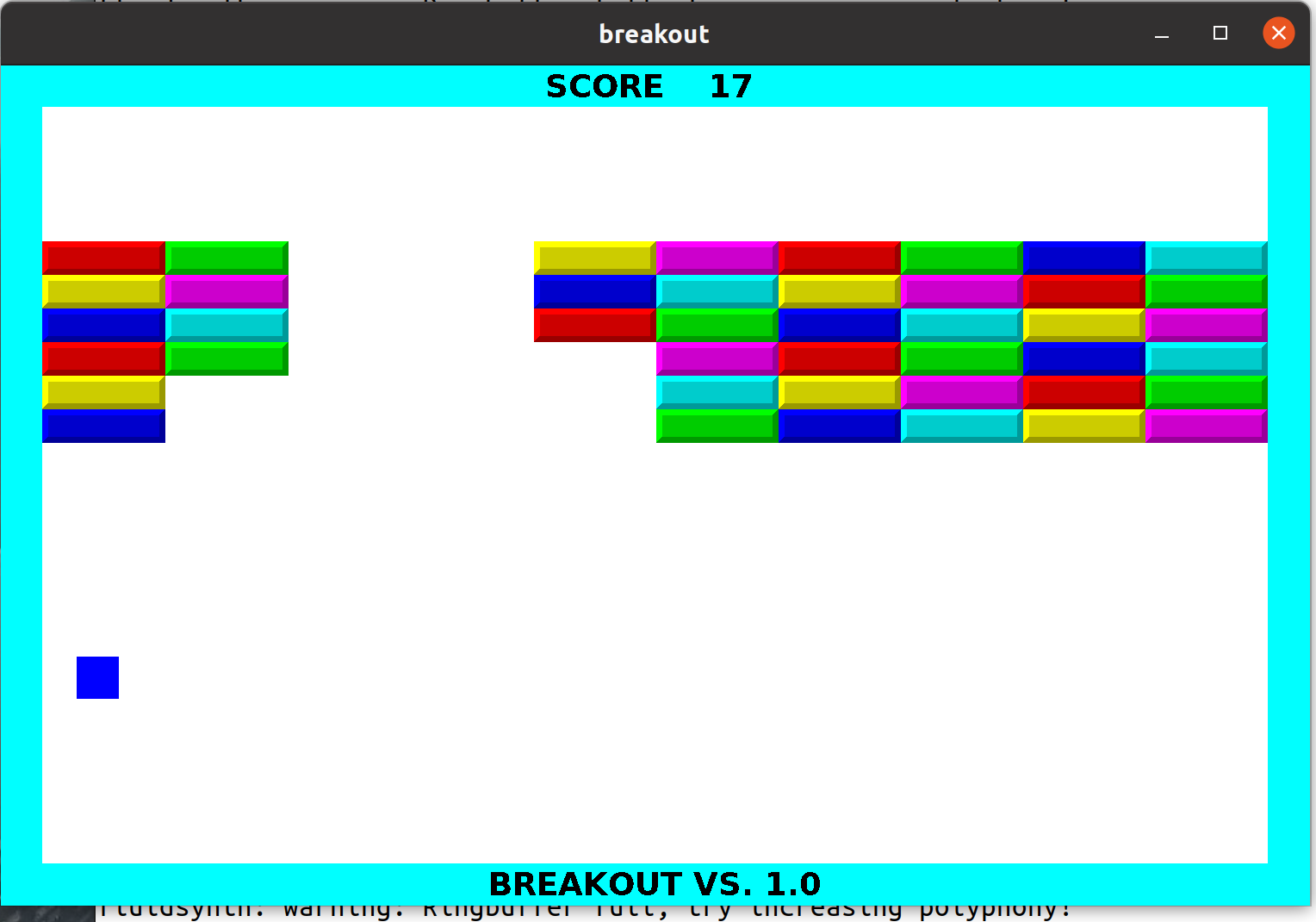 Breakout sample program